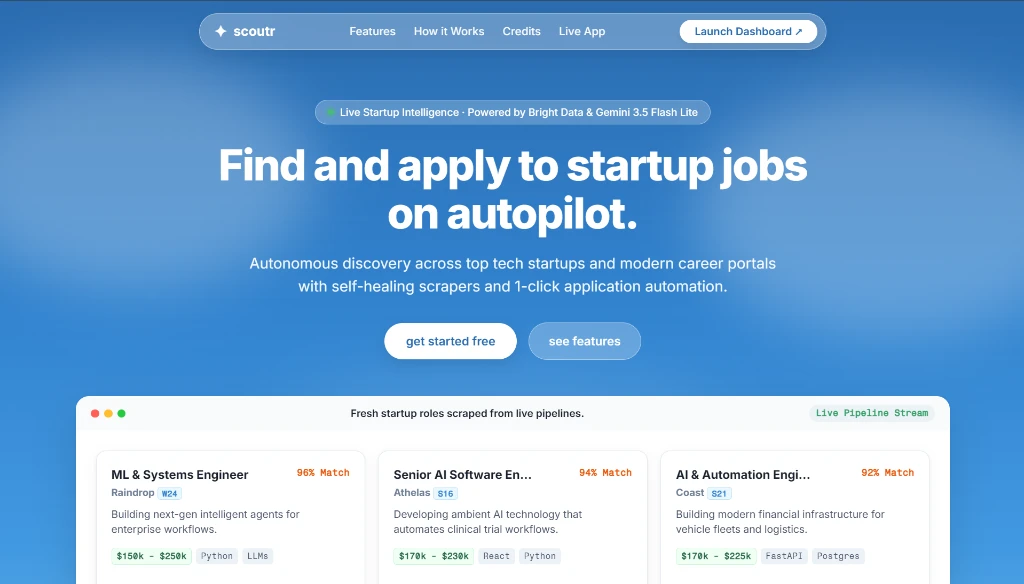 Scoutr Interface