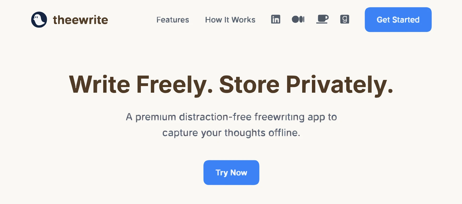 TheeWrite Interface